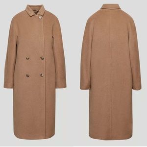 Babaton Aritzia, the slouch coat, size 2, cocoa sand, used like new